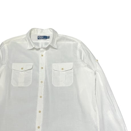 Polo Ralph Lauren Linen/Cotton Officer Shirt