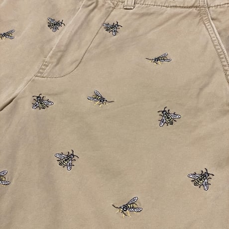 Polo Ralph Lauren Embroidered Cotton Shorts beige