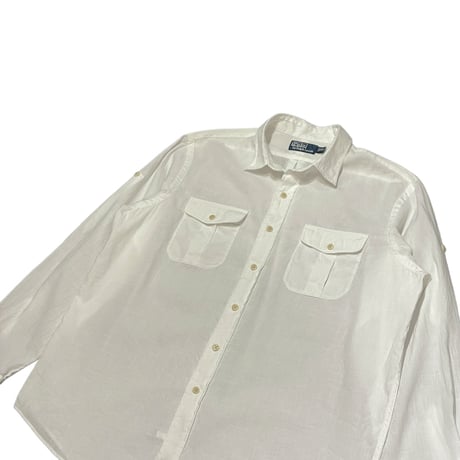 Polo Ralph Lauren Linen/Cotton Officer Shirt