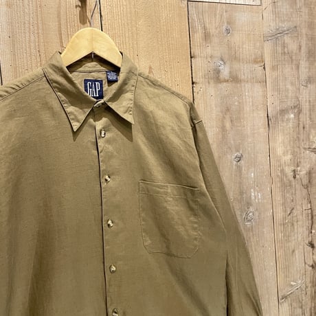 90's- GAP Linen Like Cotton Shirt
