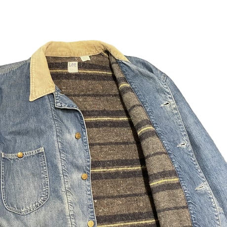 70s Lee 81-LJ Blanket Lined Chore Coat