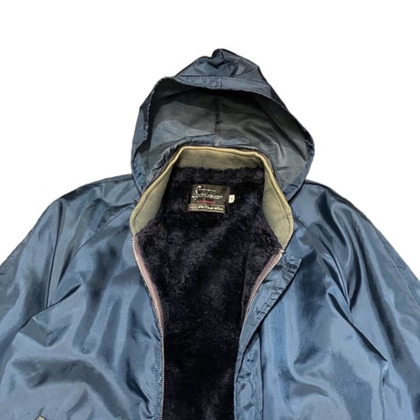 70s Sears Boa Lined Nylon Jacket