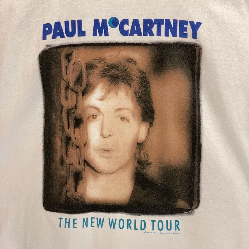 90's BROCKUM Paul McCartney Tour T-Shirt | MWC 下北沢