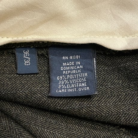 90s- Polo Ralph Lauren Poly×Viscose Slacks