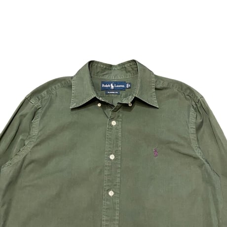 90s- Polo Ralph Lauren Cotton B.D Shirt
