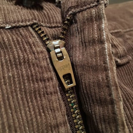 ~80's Unknown Corduroy Flare Pants BROWN  W : 31