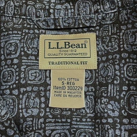 L.L.Bean Ancient Symbol Print Shirt