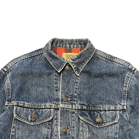80s GAP Flannel Lined Trucker Jacket