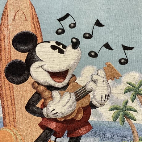 AULANI DISNEY RESORT Mickey Mouse Cotton/Acrylic Blanket