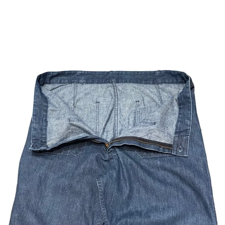 80s- U.S. NAVY Utility Denim Trousers W36