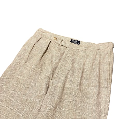 80s Polo Ralph Lauren Cotton Two Tuck Slacks