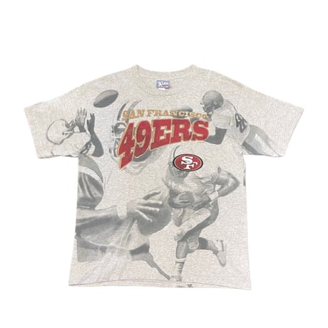 90's- Lee SF 49ERS All Over Print T-Shirt