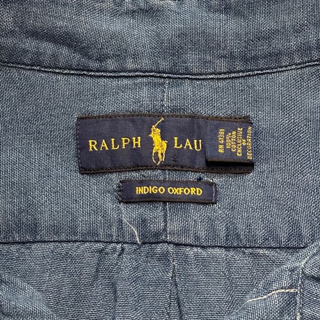00s- Polo Ralph Lauren Indigo Oxford Shirt