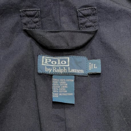00s- Polo Ralph Lauren Cotton Poplin Pea Coat