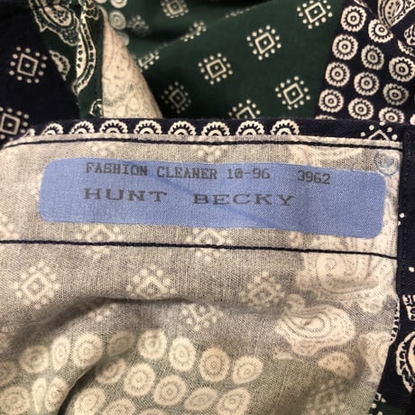 90s- Nautica Paisley Cotton B.D Shirt