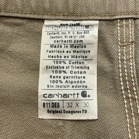 Carhartt Cotton Duck Carpenter Pants W32