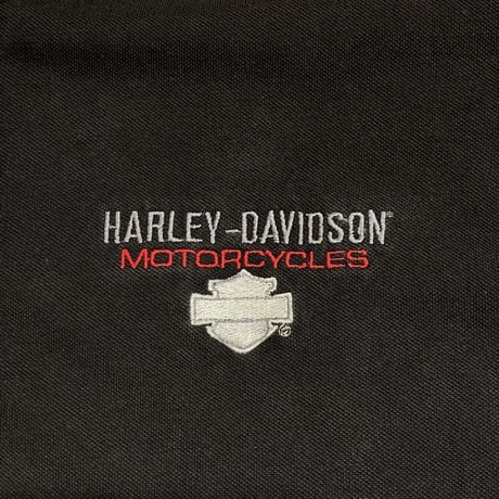 90's- HARLEY-DAVIDSON Cotton Polo Shirt