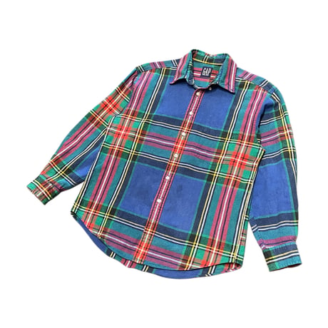 90s GAP Cotton Plaid Shirt