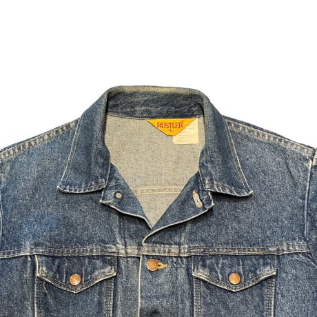 80s RUSTLER by Wrangler Lightweight Trucker Jacket