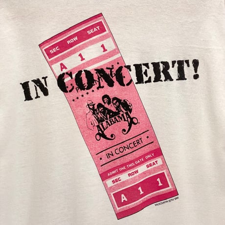 80’s ALABAMA IN CONCERT T-Shirt