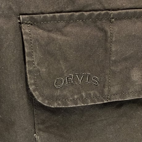 00s ORVIS Waxed Cotton Hunting Jacket