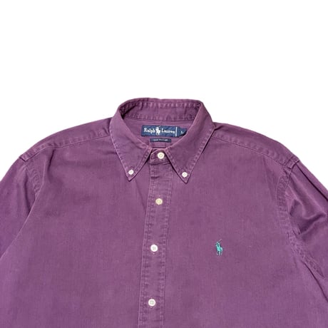 90s Polo Ralph Lauren Cotton Twill B.D Shirt