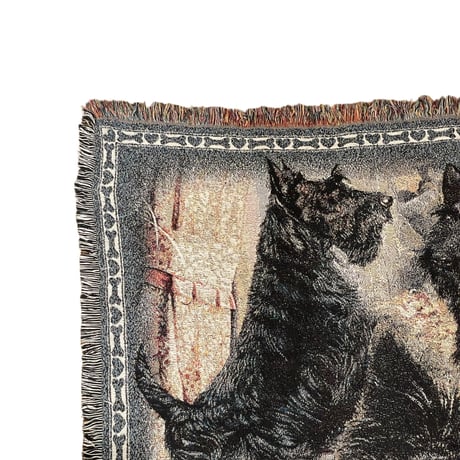Scottish Terrier Cotton Blanket