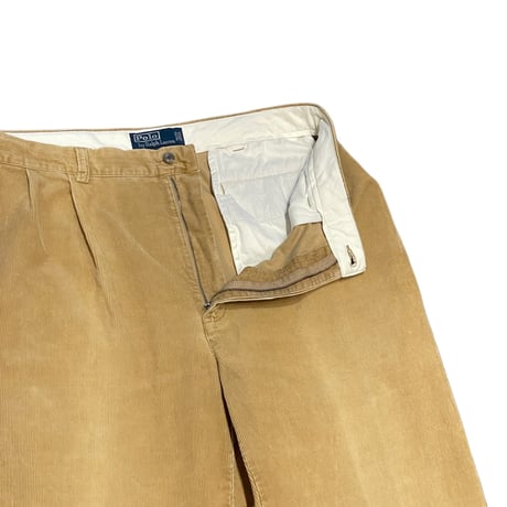 90s- Polo Ralph Lauren Two Tuck Corduroy Pants “HAMMOND”
