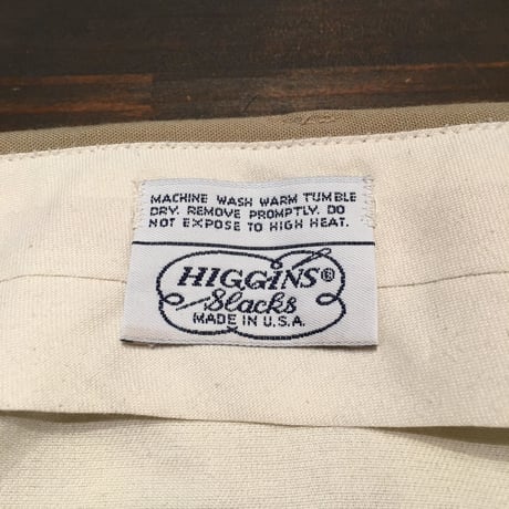 80’s~ HIGGINS Summer Wool Slacks