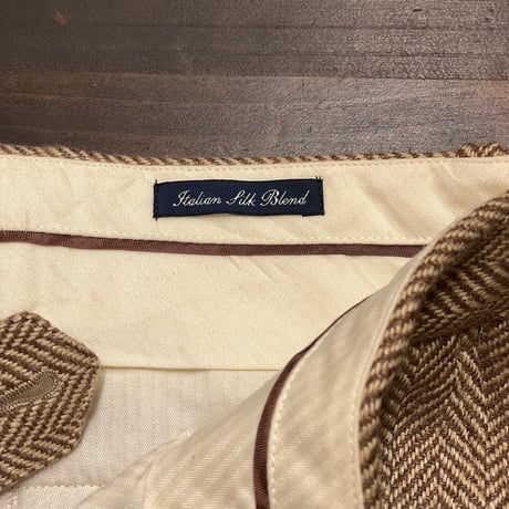 90’s~ POLO GOLF Italian Silk Blend Slacks W33