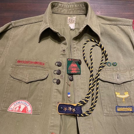 40’s BOY SCOUTS OF AMERICA Cotton Twill Shirt