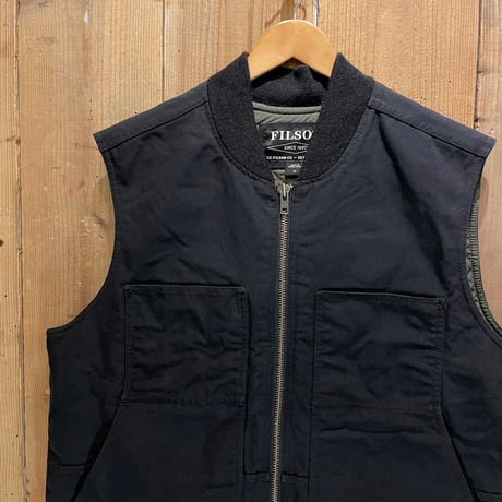 FILSON Primaloft Lined Nylon/Cotton Cruiser Vest