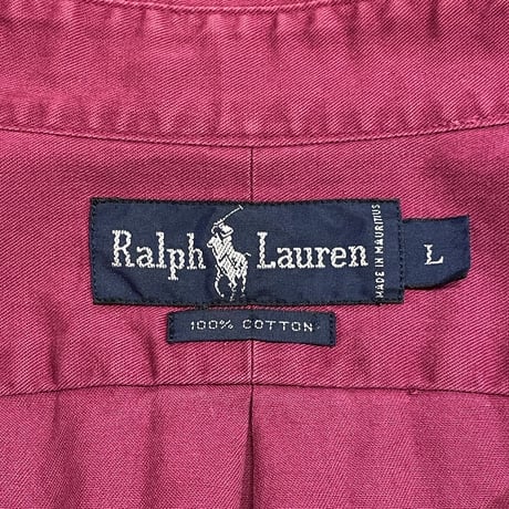 90s- Polo Ralph Lauren Lightweight Chino B.D Shirt