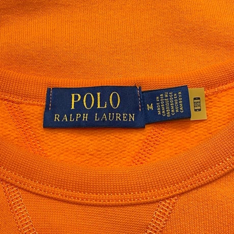 00s- Polo Ralph Lauren Sweatshirt Orange