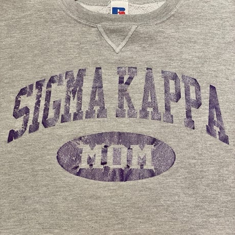 90s- RUSSELL ATHLETIC Printed Sweatshirt