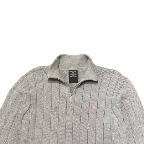 90s POLO JEANS CO. Quarter Zip Cotton Sweater