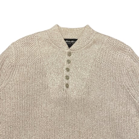 00s Eddie Bauer Henry Neck Cotton Sweater