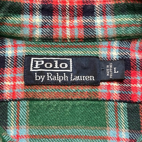 90s Polo Ralph Lauren Cotton Flannel Shirt