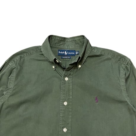 90s- Polo Ralph Lauren Cotton B.D Shirt