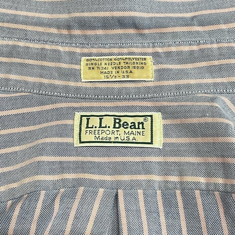 90s L.L.Bean Oxford Striped Shirt