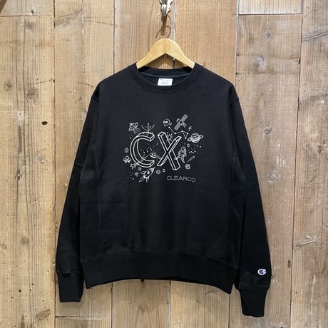 00's- Champion Reverse Weave Print Sweat Shirt