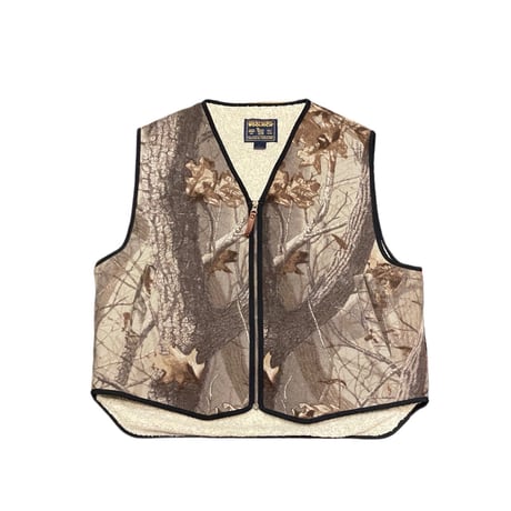 90s- Woolrich Fleece Lined Wool Vest