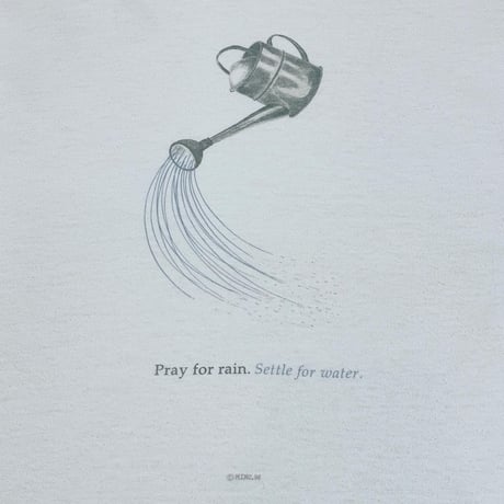 90s FRUIT OF THE LOOM Pray for rain L/S T-Shirt