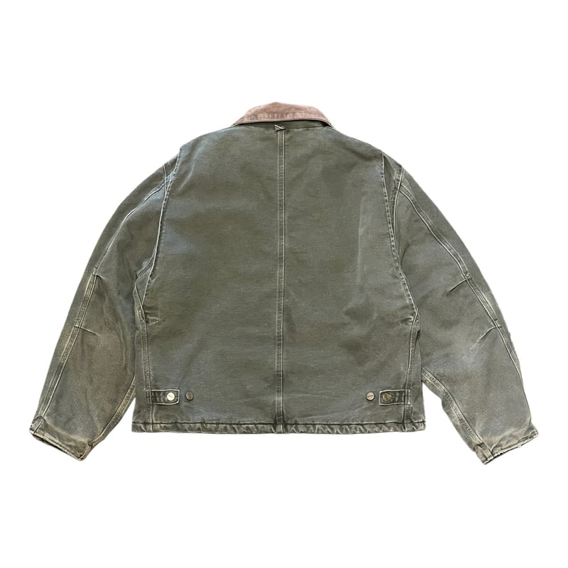 90s usa製 Carhartt Traditional Jacket Vintage 90's Carhartt Hooded Worker Jacket Black