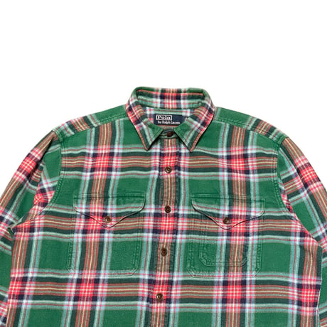 90s Polo Ralph Lauren Cotton Flannel Shirt