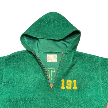 60s Champion Half Zip Fleece Hoodie