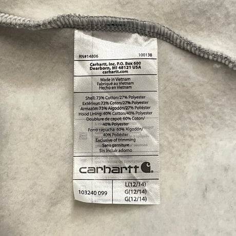 Carhartt Quarter Zip Sweat Hoodie