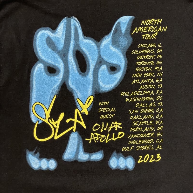 23's FRUT OF THE ROOM SZA SOS Tour T-shirt | MW