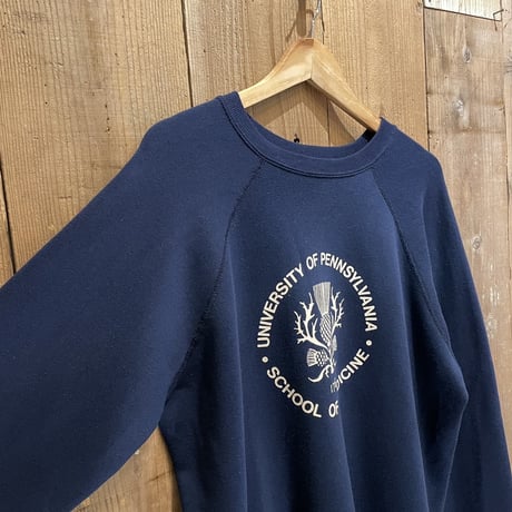 80s TULTEX Print Sweat Shirt