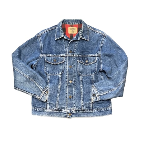 80s GAP Flannel Lined Trucker Jacket
